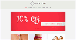 Desktop Screenshot of alidajoyas.com